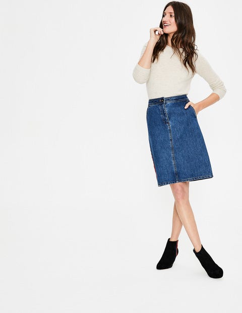 Penny Denim Skirt - Mid Vintage Penny Denim Skirt - Mid Vintage