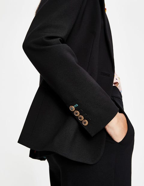 Nell Ponte Blazer - Black Nell Ponte Blazer - Black
