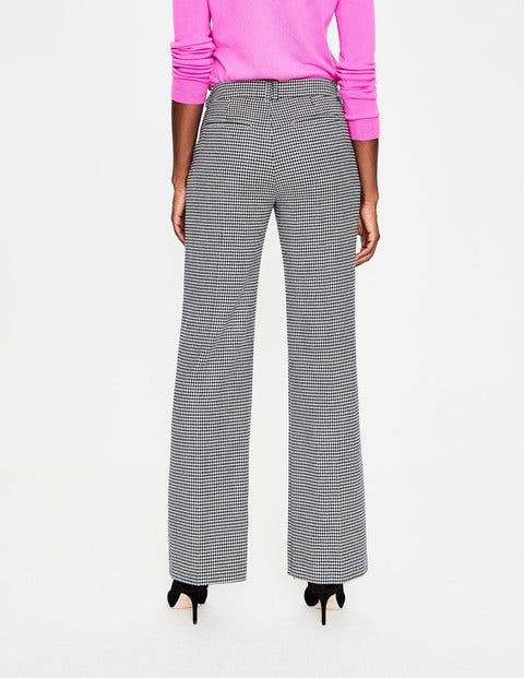 British Tweed Pants - Navy and Ivory Puppytooth British Tweed Pants - Navy and Ivory Puppytooth