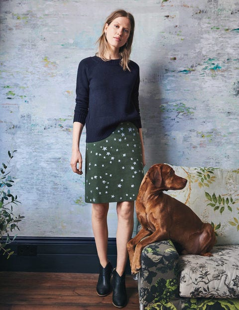 Tilda Embroidered Skirt - Star Emb Tilda Embroidered Skirt - Star Emb