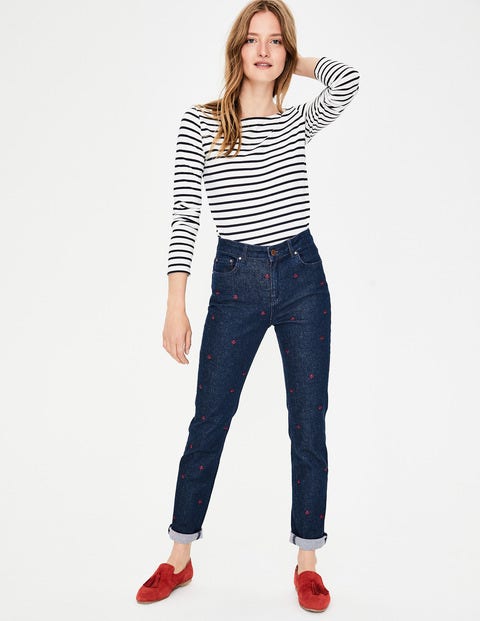 Cavendish Girlfriend Jeans - Embroidered Jean Cavendish Girlfriend Jeans - Embroidered Jean