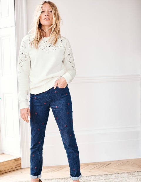Cavendish Girlfriend Jeans - Embroidered Jean Cavendish Girlfriend Jeans - Embroidered Jean