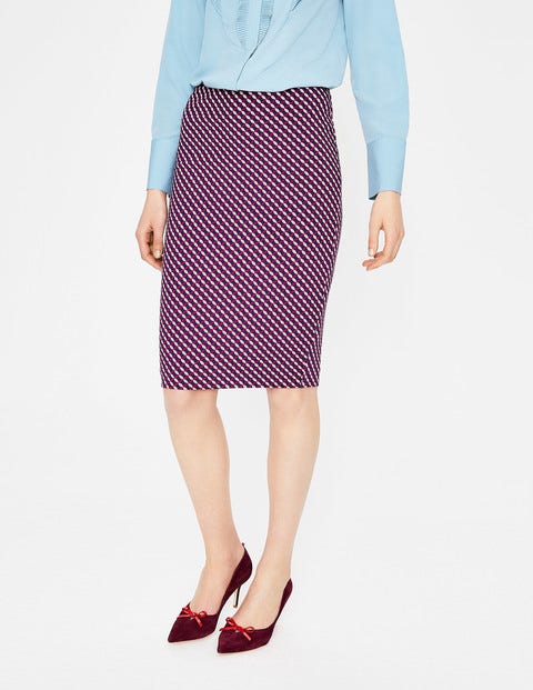 Hampshire Ponte Skirt - Wine, Trellis Hampshire Ponte Skirt - Wine, Trellis