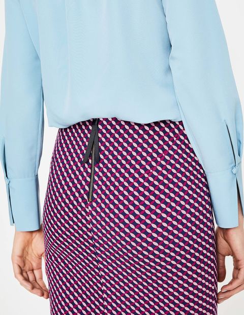 Hampshire Ponte Skirt - Wine, Trellis Hampshire Ponte Skirt - Wine, Trellis