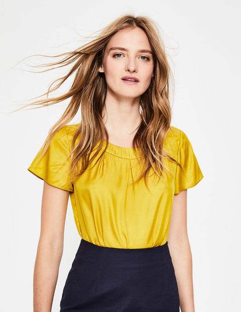 Carey Top - Hot Mustard Carey Top - Hot Mustard