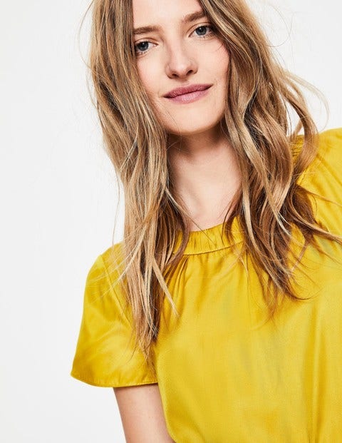Carey Top - Hot Mustard Carey Top - Hot Mustard