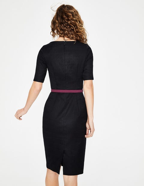 Fleur Fitted Dress - Black Fleur Fitted Dress - Black