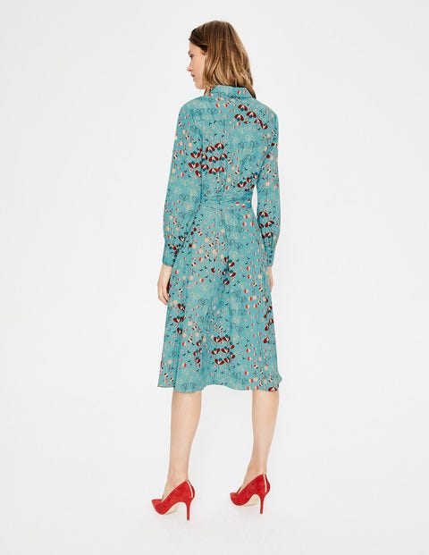 Pippa Shirt Dress - Heritage Blue Meadow Pippa Shirt Dress - Heritage Blue Meadow