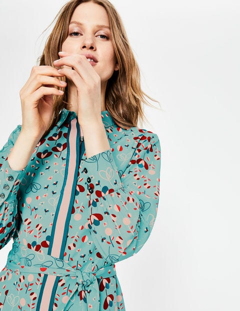 Pippa Shirt Dress - Heritage Blue Meadow Pippa Shirt Dress - Heritage Blue Meadow