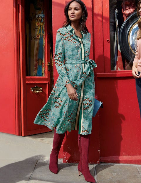 Pippa Shirt Dress - Heritage Blue Meadow Pippa Shirt Dress - Heritage Blue Meadow
