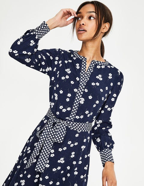 Eva Dress - Navy Blossom Eva Dress - Navy Blossom