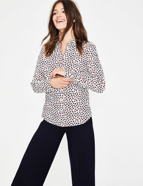 Modern Classic Shirt - Ivory, Scattered Stars Modern Classic Shirt - Ivory, Scattered Stars