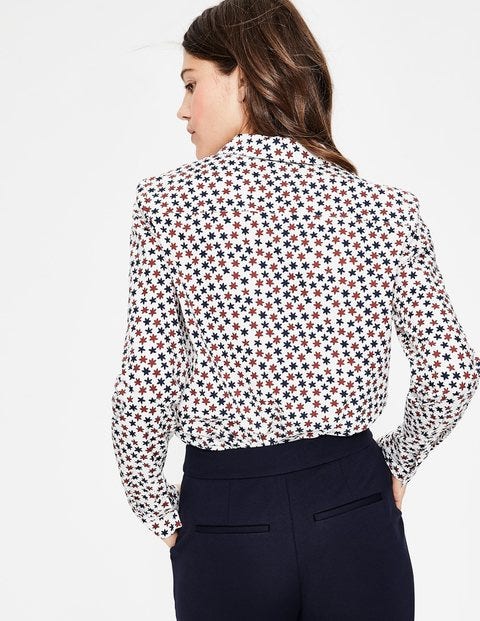 Modern Classic Shirt - Ivory, Scattered Stars Modern Classic Shirt - Ivory, Scattered Stars