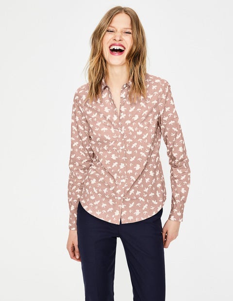 Modern Classic Shirt - Milkshake, Fleeting Birds Modern Classic Shirt - Milkshake, Fleeting Birds