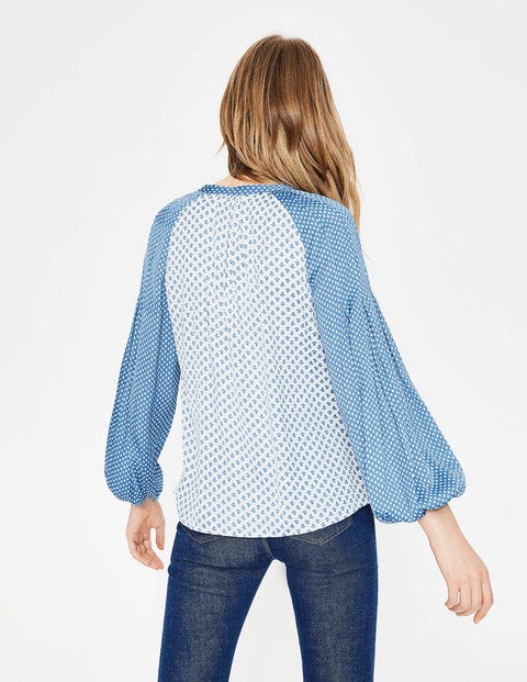 Harriet Blouse - Blue Ribbon, Bud Small Harriet Blouse - Blue Ribbon, Bud Small