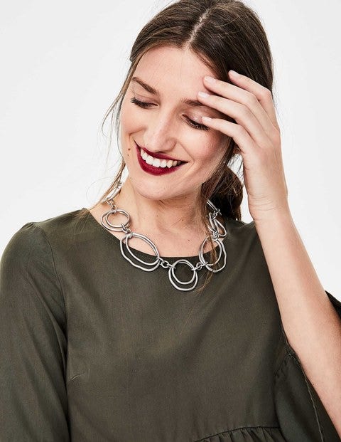 Curved Seam Top - Khaki Green Curved Seam Top - Khaki Green