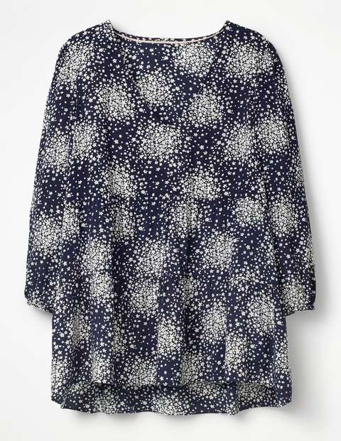 Willow Top - Navy, Flower Burst Willow Top - Navy, Flower Burst