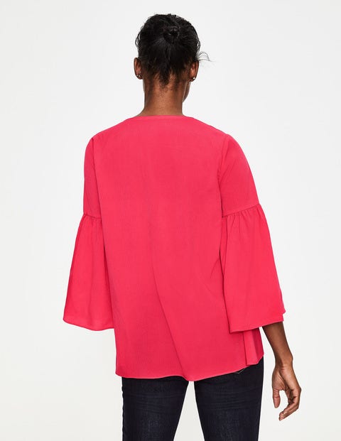 Boho Sleeve Top - Pop Peony Boho Sleeve Top - Pop Peony