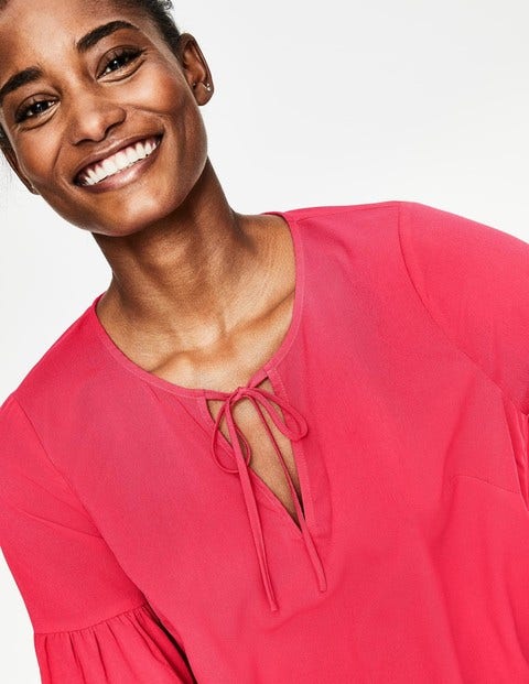 Boho Sleeve Top - Pop Peony Boho Sleeve Top - Pop Peony