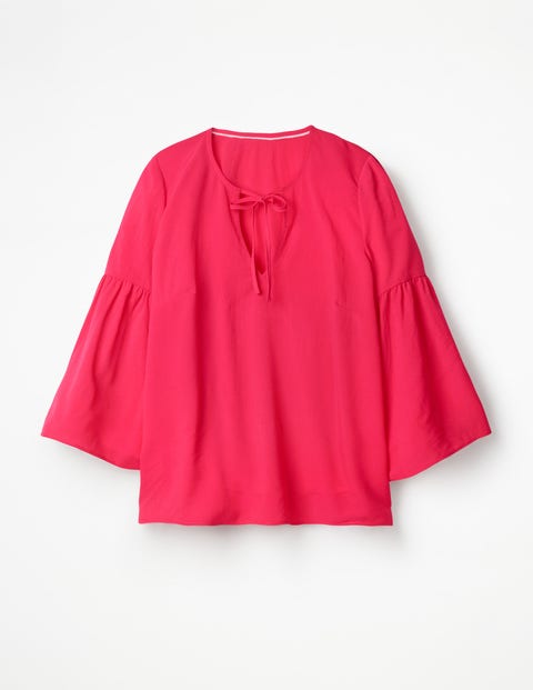 Boho Sleeve Top - Pop Peony Boho Sleeve Top - Pop Peony