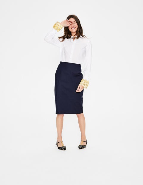 Bronwen Broderie Shirt - White Bronwen Broderie Shirt - White