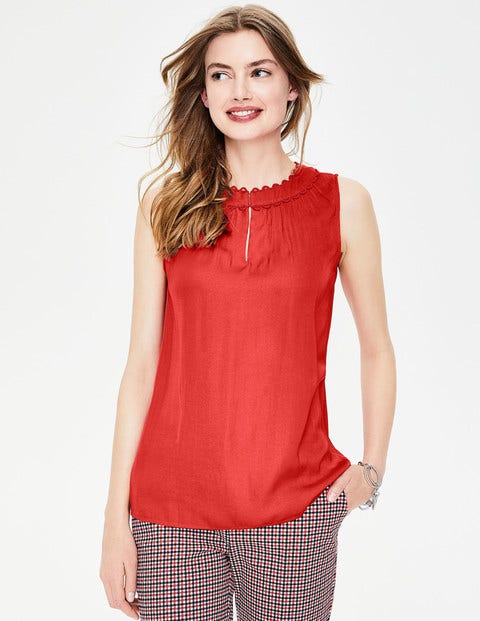 Gabriella Top - Post Box Red Gabriella Top - Post Box Red