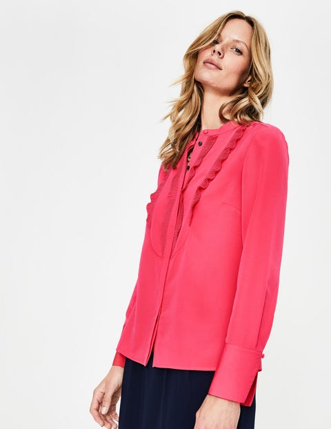 Macie Bluse - Knallige Pfingstrose Macie Bluse - Knallige Pfingstrose