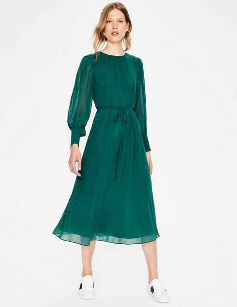 Alba Midikleid - Waldgrün Alba Midikleid - Waldgrün
