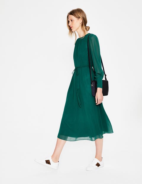Alba Midikleid - Waldgrün Alba Midikleid - Waldgrün