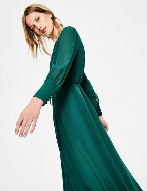 Alba Midikleid - Waldgrün Alba Midikleid - Waldgrün