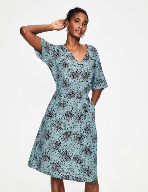Truro Dress - Heritage Blue Flower Burst Truro Dress - Heritage Blue Flower Burst
