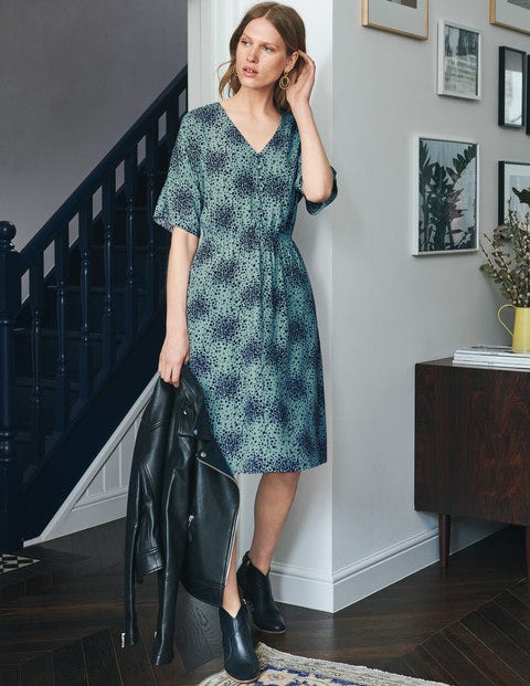 Truro Dress - Heritage Blue Flower Burst Truro Dress - Heritage Blue Flower Burst