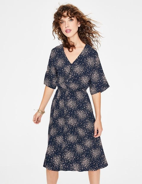 Truro Dress - Navy Milkshake Flower Burst Truro Dress - Navy Milkshake Flower Burst