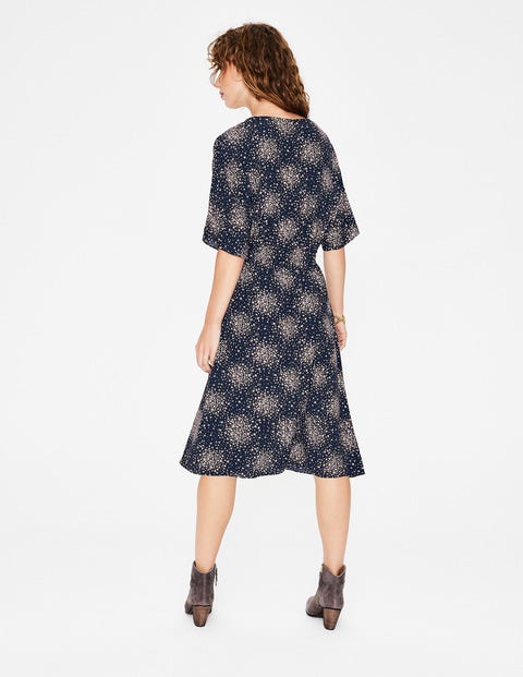 Truro Dress - Navy Milkshake Flower Burst Truro Dress - Navy Milkshake Flower Burst