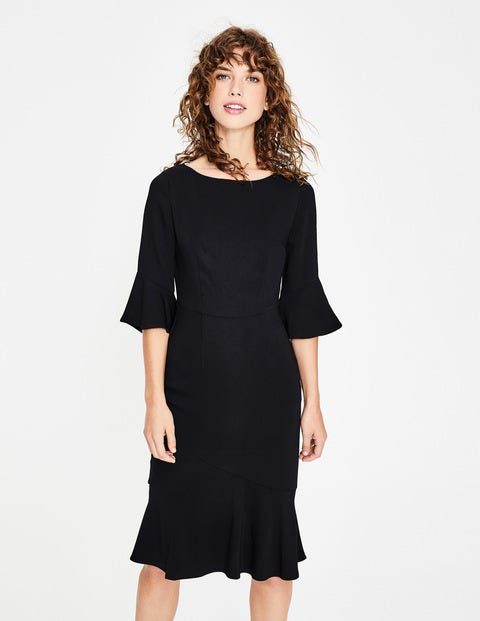 Flippy Pencil Dress - Black Flippy Pencil Dress - Black