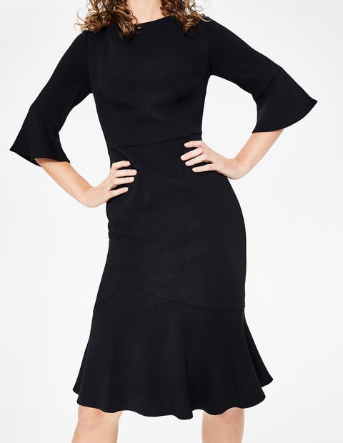 Flippy Pencil Dress - Black Flippy Pencil Dress - Black
