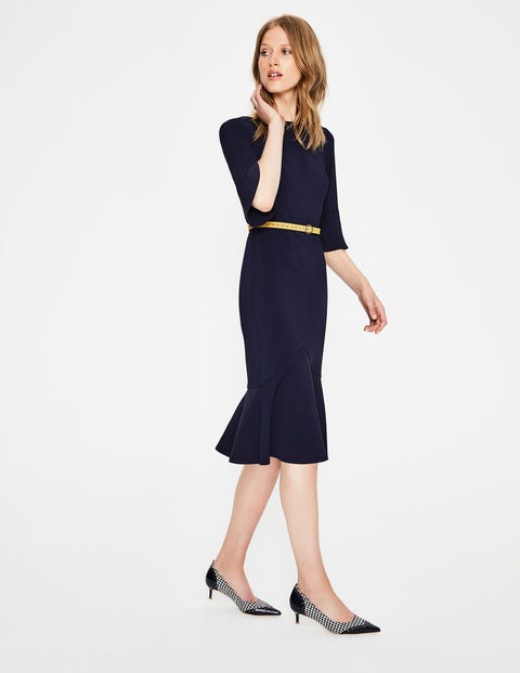 Flippy Pencil Dress - Navy Flippy Pencil Dress - Navy