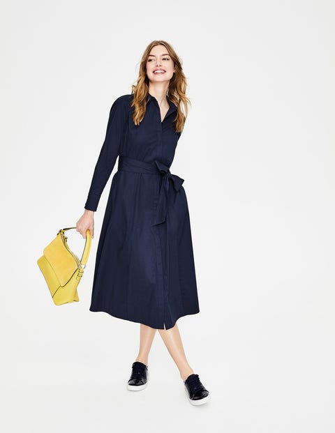 Roseland Shirt Dress - Navy Roseland Shirt Dress - Navy