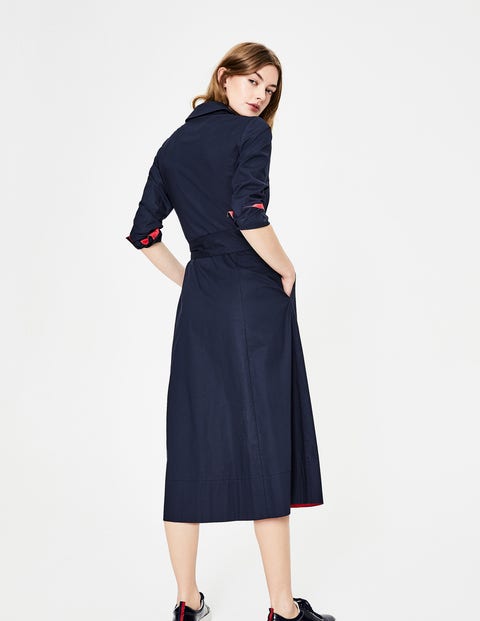 Roseland Shirt Dress - Navy Roseland Shirt Dress - Navy