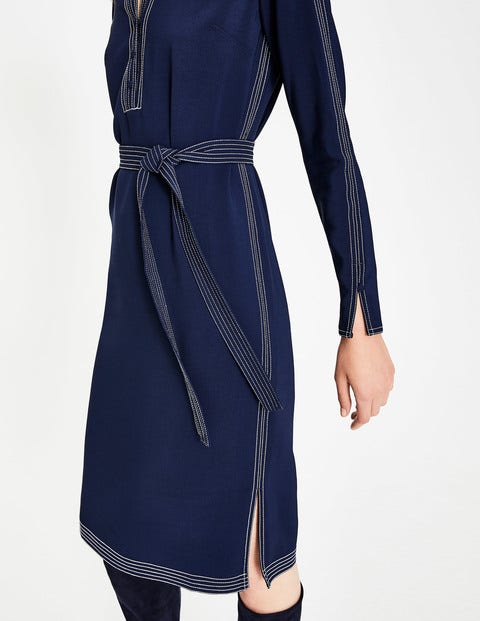 Scarlett Shirt Dress - French Navy Scarlett Shirt Dress - French Navy