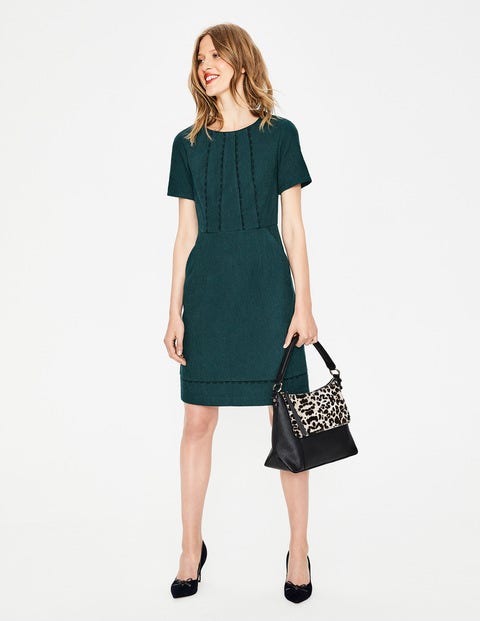 Scallop Jane Textured Dress - Seaweed Scallop Jane Textured Dress - Seaweed