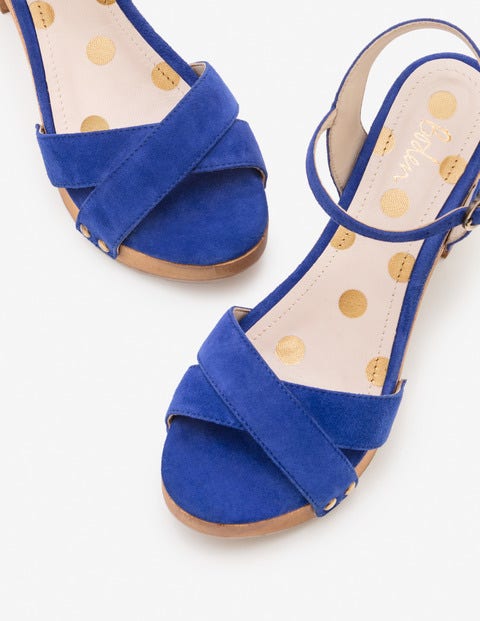 Olivia Clog-Sandalen - Blau Olivia Clog-Sandalen - Blau