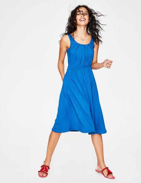 Emmie Jersey Dress - Cyan Emmie Jersey Dress - Cyan