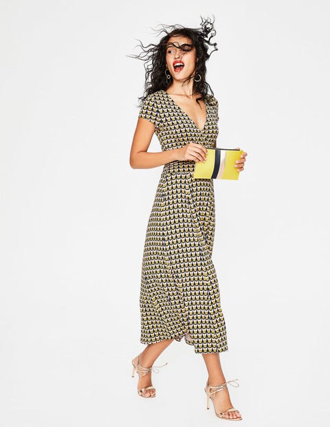Lily Jersey Dress - Pollen Retro Spot Lily Jersey Dress - Pollen Retro Spot