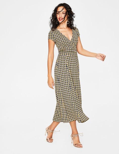 Lily Jersey Dress - Pollen Retro Spot Lily Jersey Dress - Pollen Retro Spot