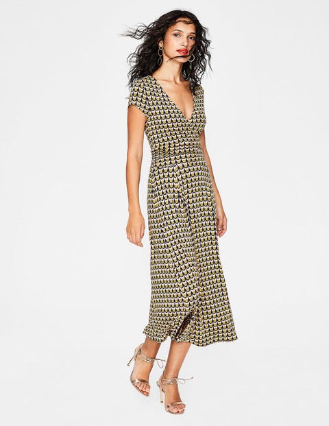 Lily Jersey Dress - Pollen Retro Spot Lily Jersey Dress - Pollen Retro Spot