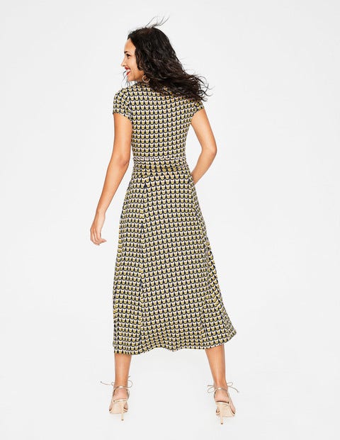 Lily Jersey Dress - Pollen Retro Spot Lily Jersey Dress - Pollen Retro Spot