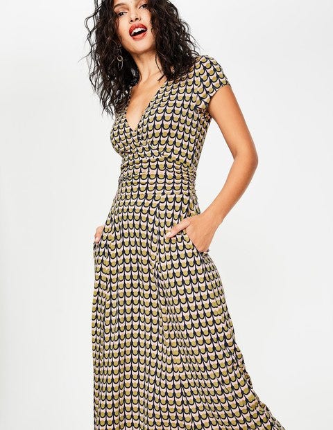 Lily Jersey Dress - Pollen Retro Spot Lily Jersey Dress - Pollen Retro Spot