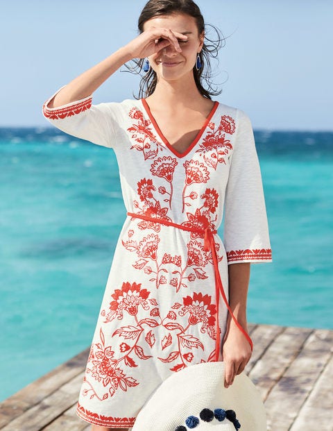 Ivory Jersey Dress