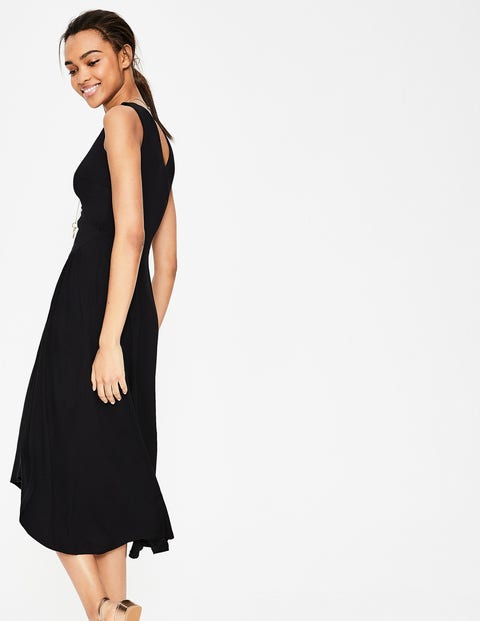Robe Jennifer En Jersey - Noir Robe Jennifer En Jersey - Noir